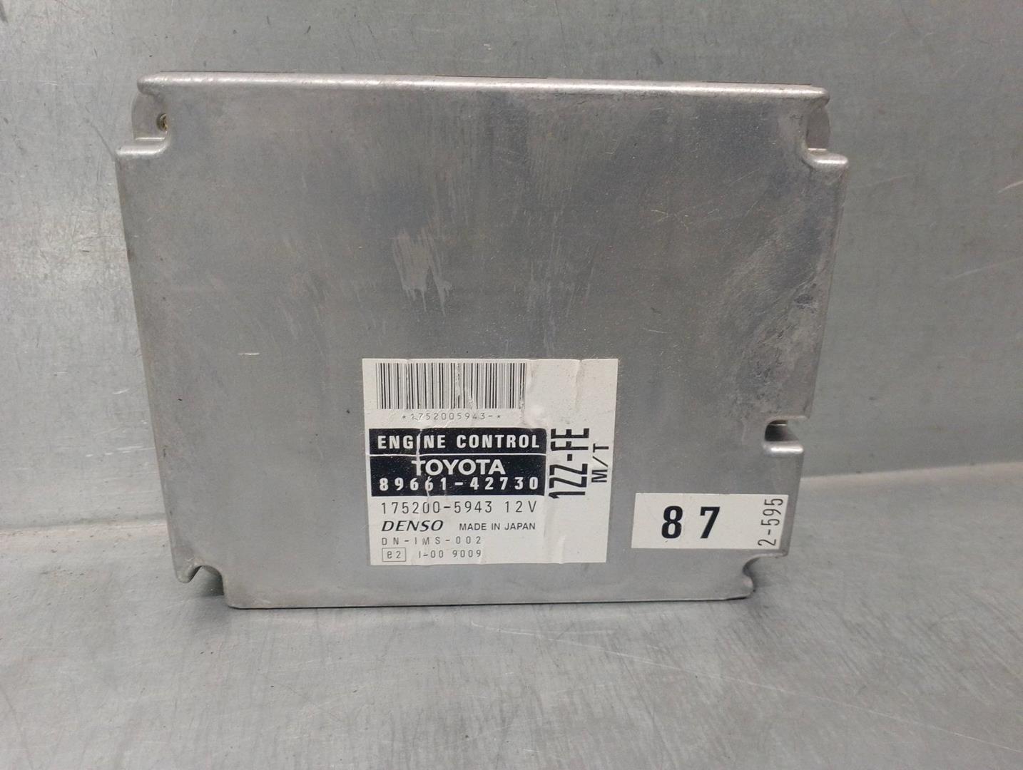 TOYOTA RAV4 2 generation (XA20) (2000-2006) Μονάδα ελέγχου κινητήρα ECU 8966142730,1752005943,DENSO 21730442