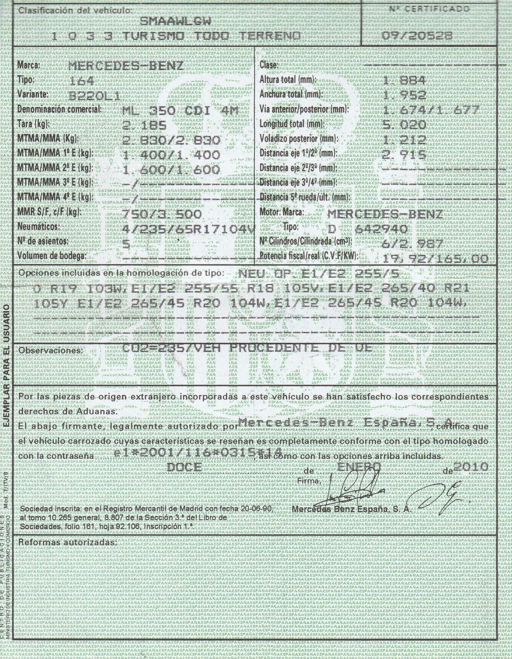 MERCEDES-BENZ M-Class W164 (2005-2011) Ντουλαπάκι του αυτοκινήτου CESTA5B,CESTA5B+ 19780027