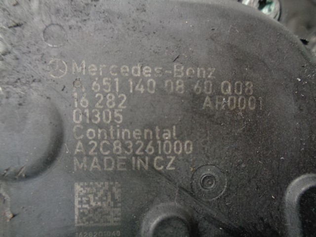 MERCEDES-BENZ Sprinter 2 generation (906) (2006-2018) EGR-ventil A2C83261000, CONTIENENTAL 24118082