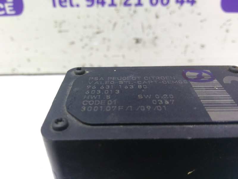 Módulo eletrônico RHRDW10BTED4 9663116380 de Citroen C5 berlina 2004-2008 136 CV con 104000 km - pieza usada