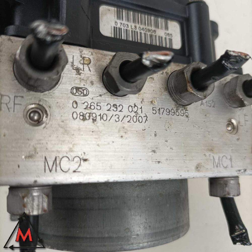 Centralita del abs 188A4000 0265232021 de Fiat Idea 2003-2012 - pieza usada