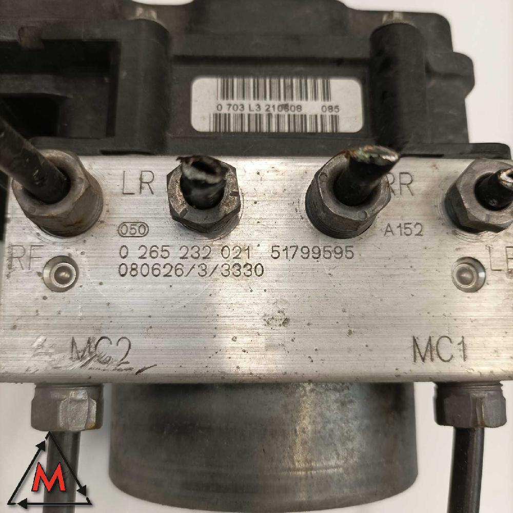 Centralita del abs 188A4000 0265232021 de Fiat Panda / panda classic (169_) 2010-2013 1108 CV - pieza usada