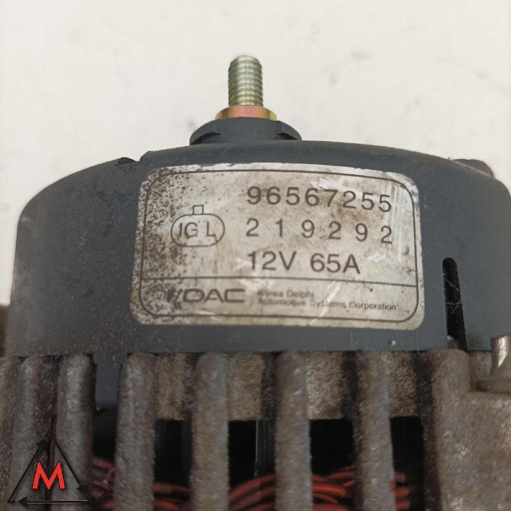 Alternador 96567255 de Chevrolet Matiz mk2 2005-2010 - pieza usada