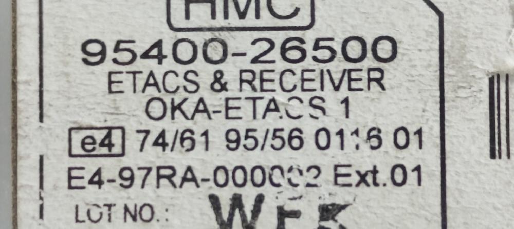 Caja de relés / fusibles 9540026500 de Hyundai Santa fé i (sm) 2001-2006 113 CV - pieza usada