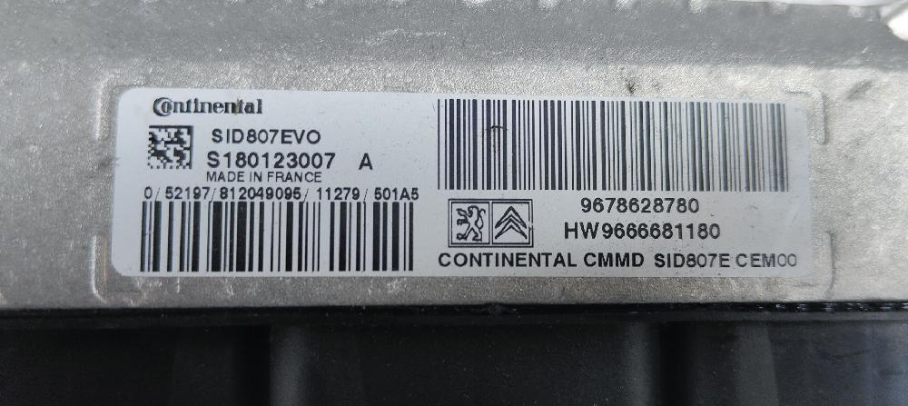 Switchboard engine uce 9HR 9678628780 de Citroen C4 lim. 2010-2018 112 CV - pieza usada