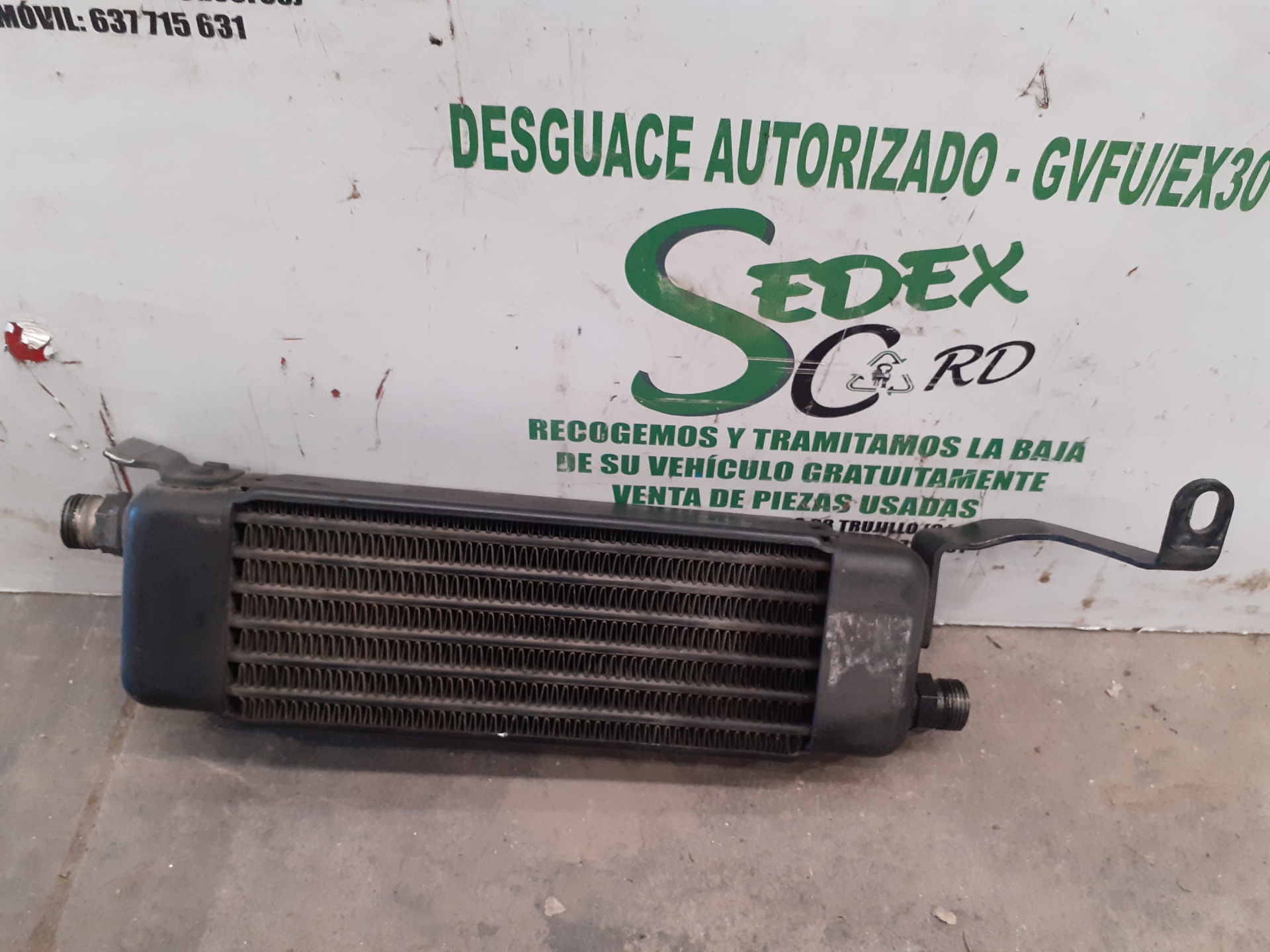 Enfriador de aceite motor 09129354 de Opel Astra 1998-2000