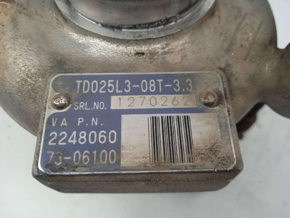 Turbocompresor D204D2 7306100 de Mg Serie 75 (rj) 1999-2004 116 CV - pieza usada