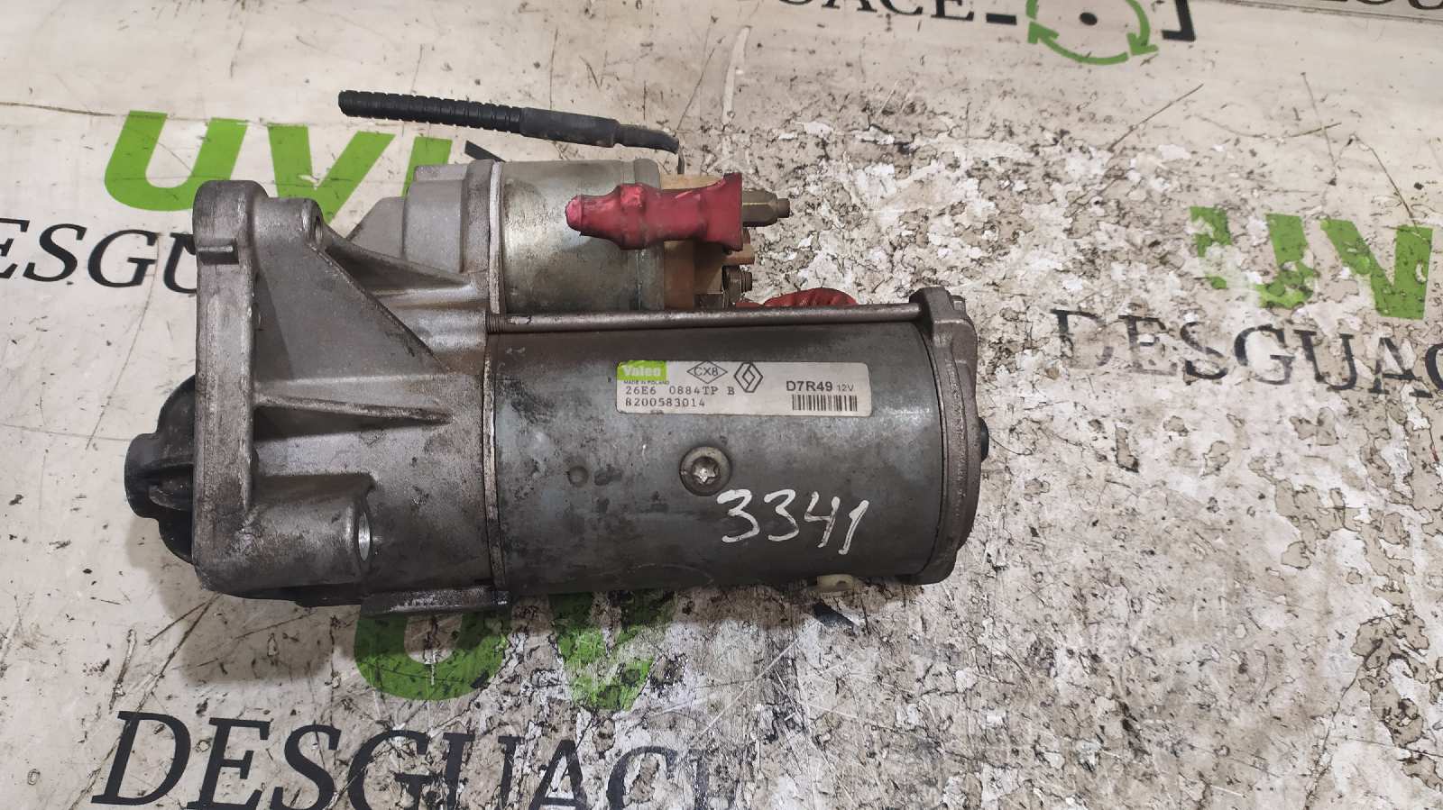 RENAULT Megane 2 generation (2002-2012) Starter Motor 8200583014 19985289