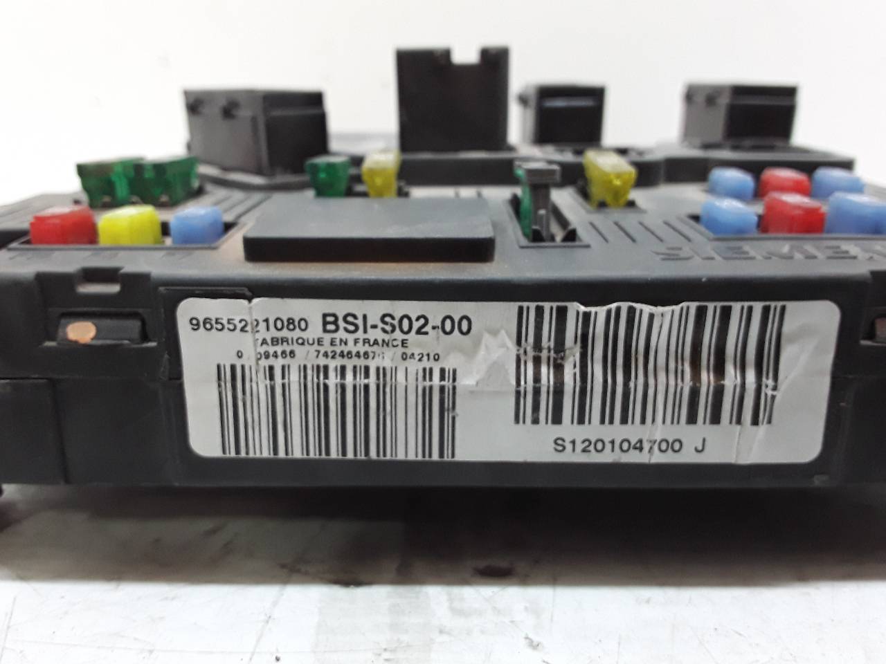 Caja de relés / fusibles 9655221080 de Peugeot 407 (6d_) 2004-2010
