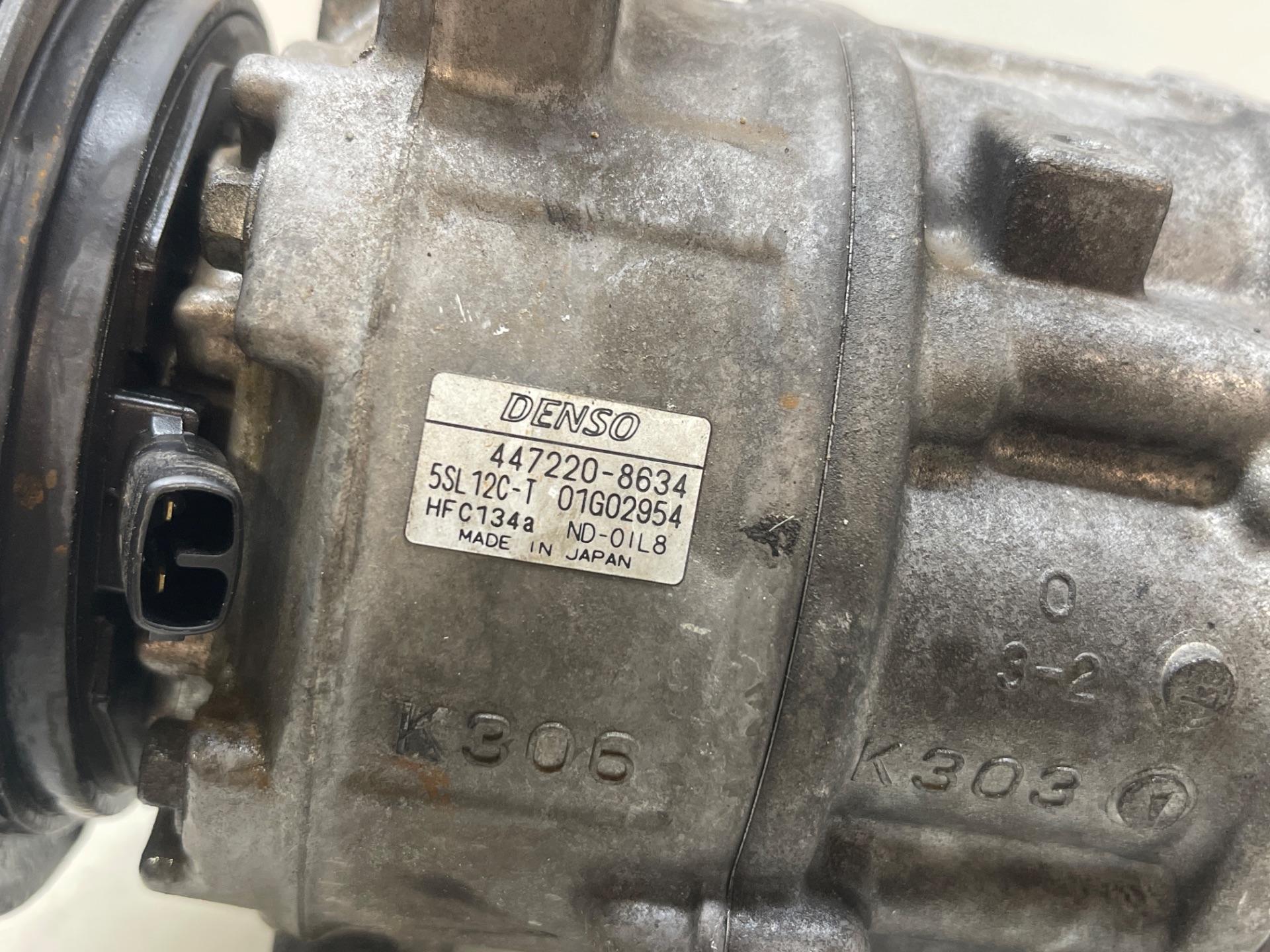 Air conditioning compressor 192B30 4472208634 de Fiat Stilo 2006-2012 - pieza usada