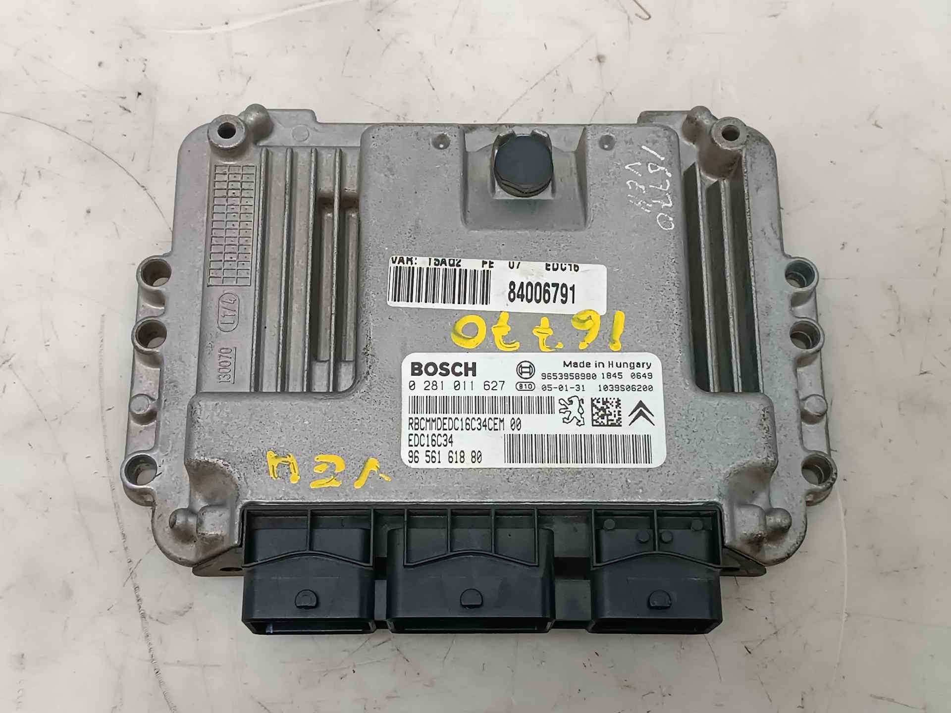 MERCEDES-BENZ C-Class W204/S204/C204 (2004-2015) Μονάδα ελέγχου κινητήρα ECU 9653958980,1940WZ,84006791 25915314