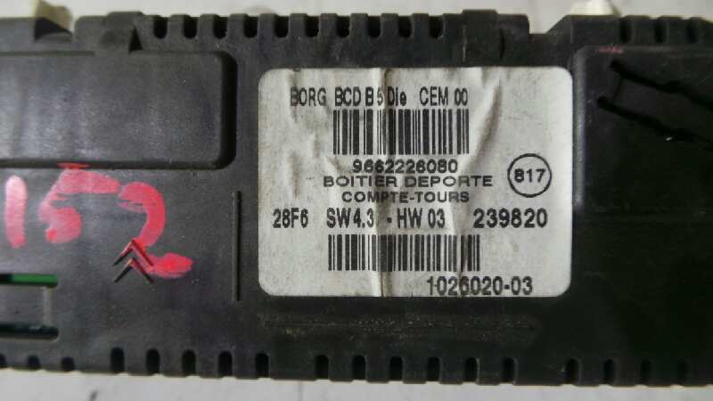 CITROËN C4 1 generation (2004-2011) Andra interiördelar 9662226080, 6PINES 19057774