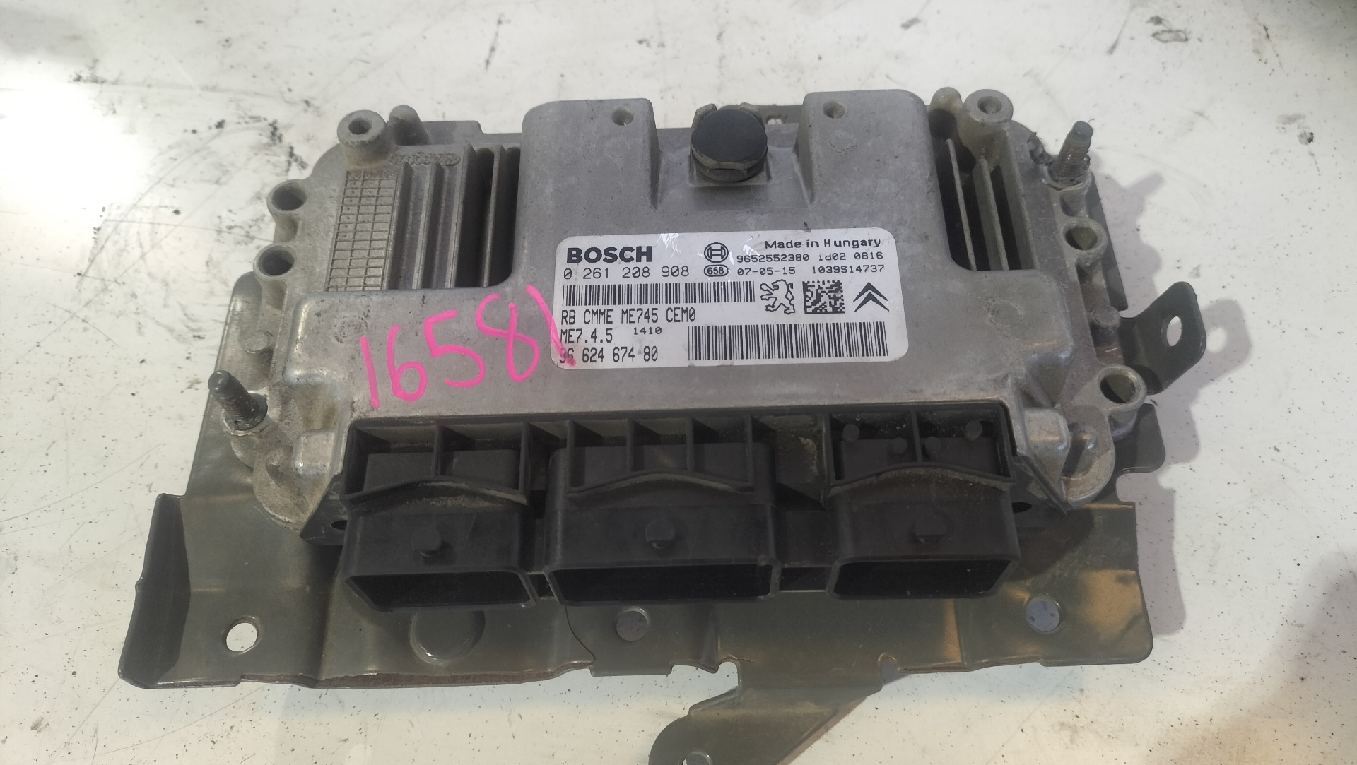 VOLKSWAGEN Golf 4 generation (1997-2006) Motorkontrolenhed ECU 9652552380 25916076