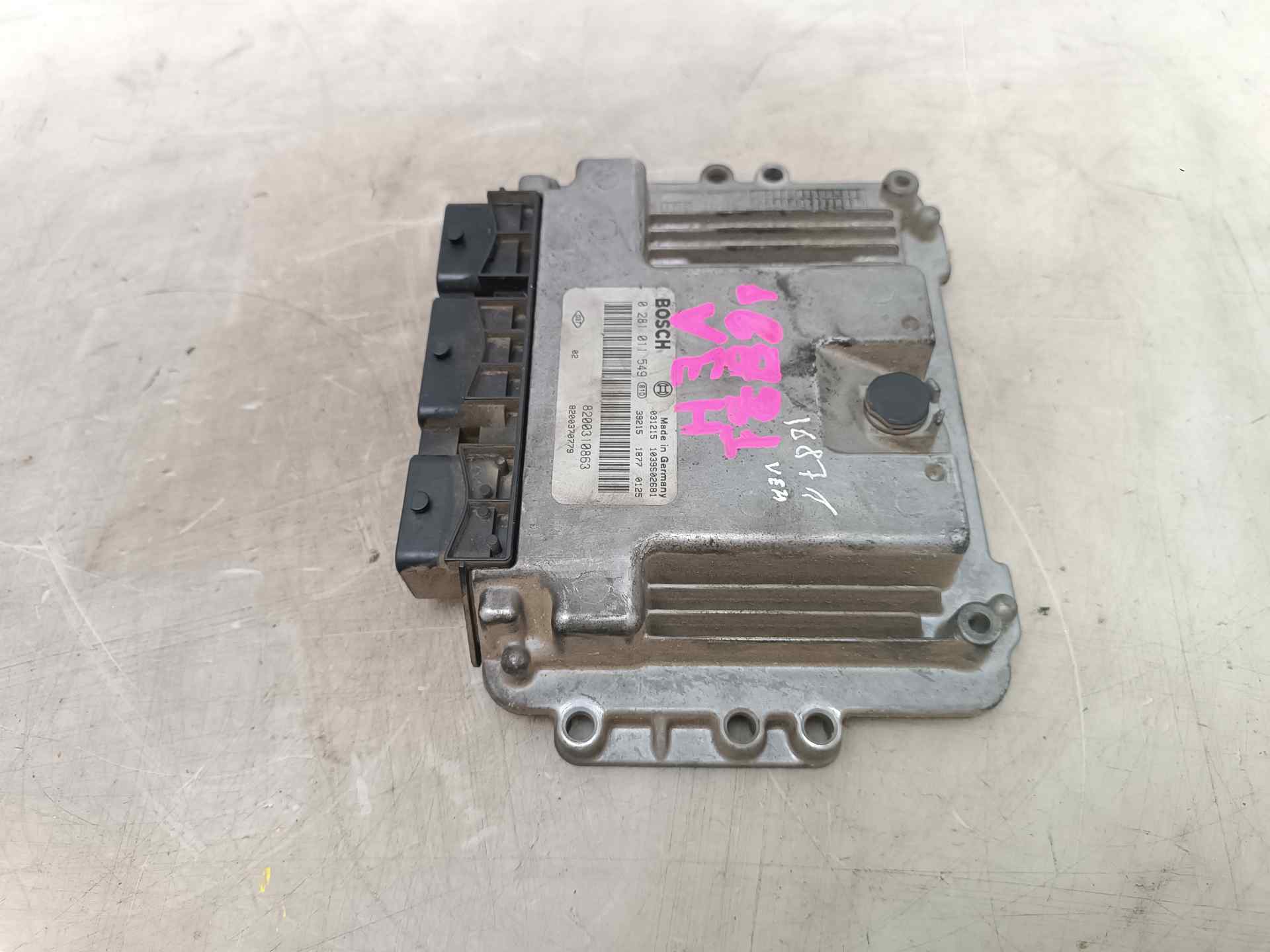 RENAULT Megane 2 generation (2002-2012) Engine Control Unit ECU 8200310863 25915714