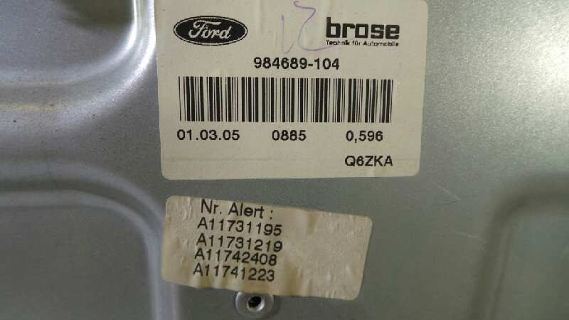 FORD Focus 2 generation (2004-2011) Стеклоподъемник передней правой двери 4M5T14553, 984689104, 1738646 19088386