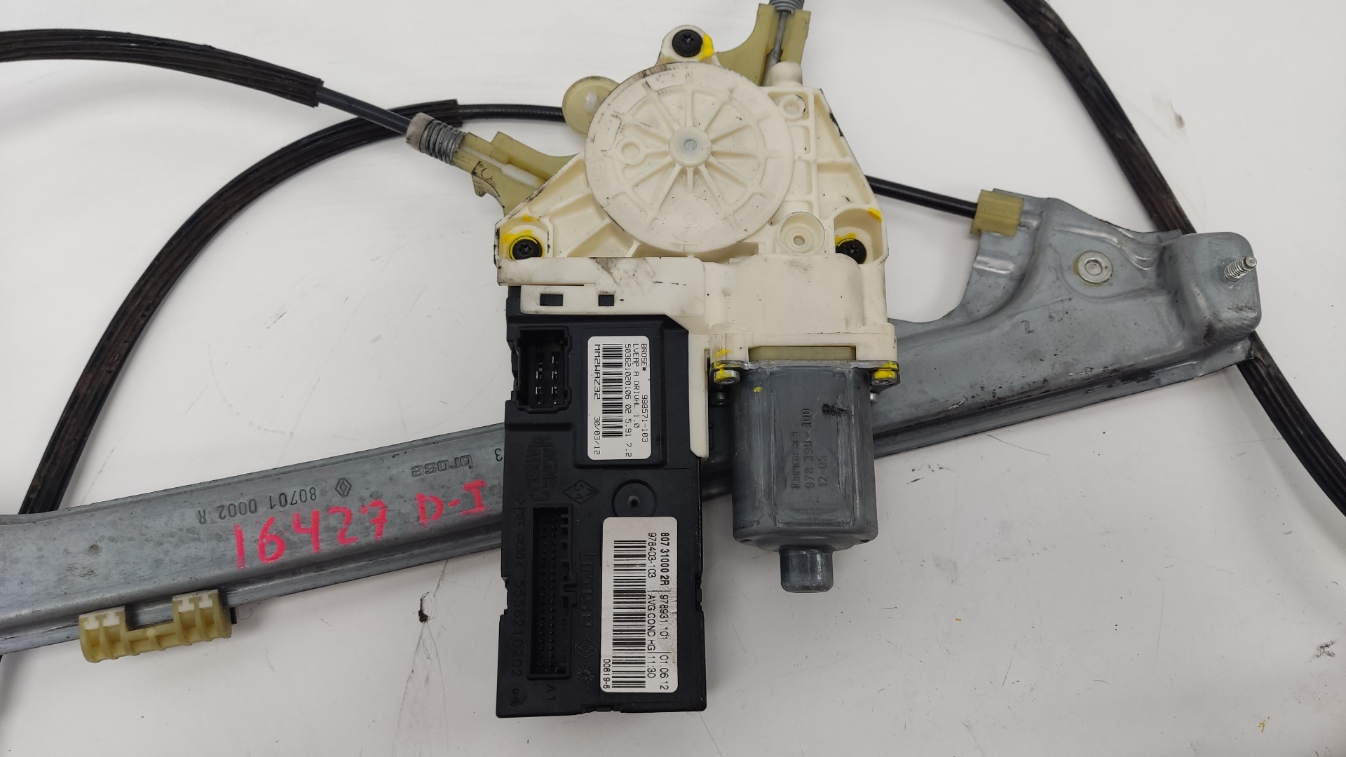 RENAULT Laguna 3 generation (2007-2015) Front Left Door Window Regulator 807310002R 24581849