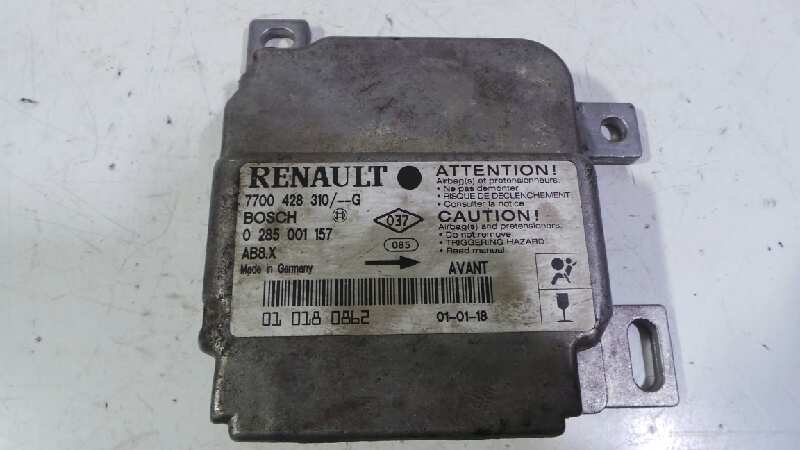 VAUXHALL Clio 2 generation (1998-2013) SRS Control Unit 7700428310G, 0285001157 18974631