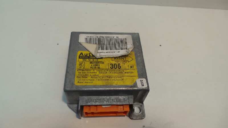 PEUGEOT 306 1 generation (1993-2002) SRS Control Unit 9636995580, 550741000, 9636995580 18985508