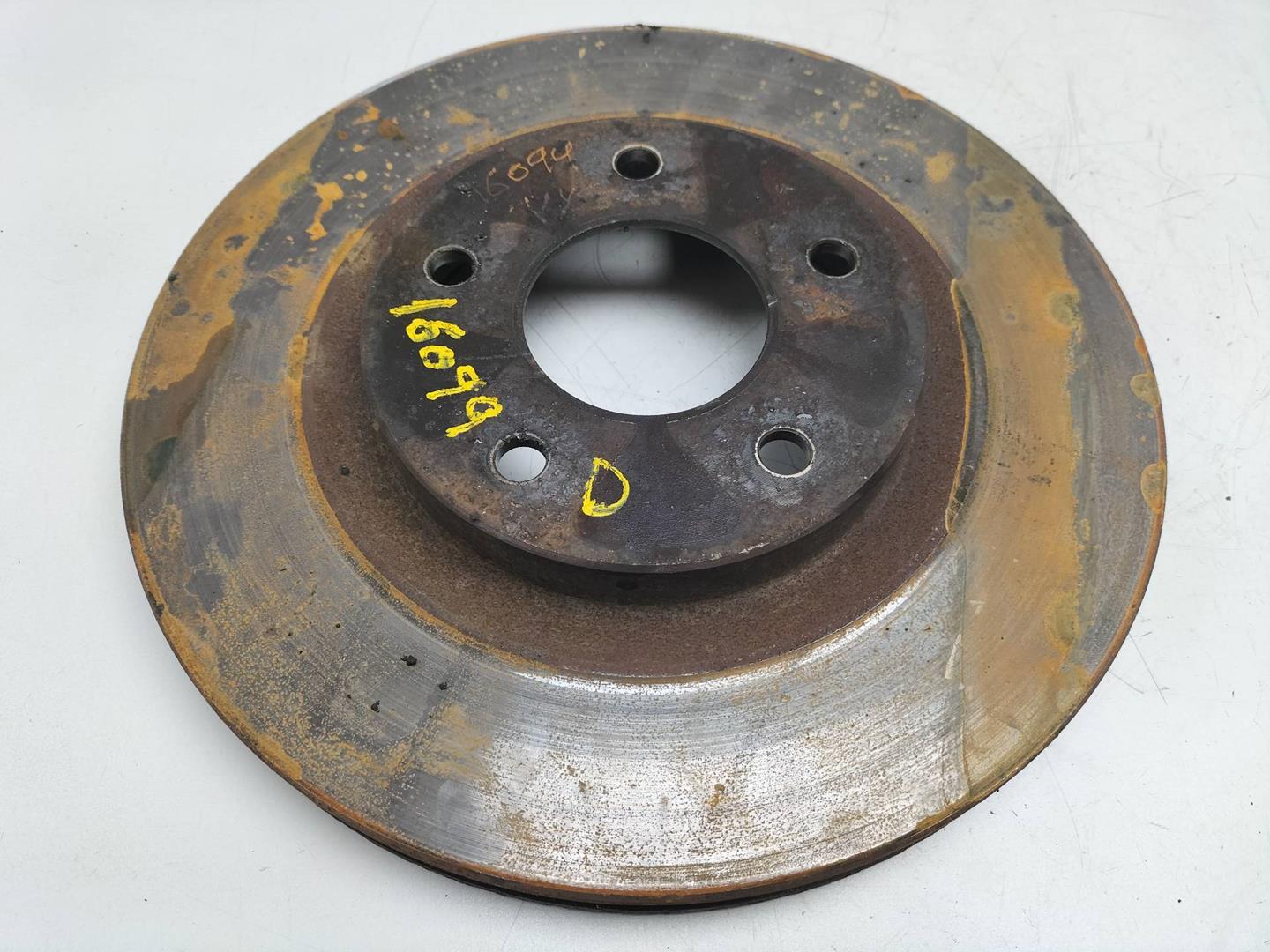 DODGE X-Trail T31 (2007-2014) Front Right Brake Disc DERECHO 19215044