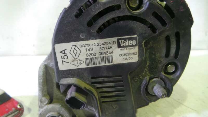 VAUXHALL Clio 2 generation (1998-2013) Генератор 8200064344,VALEO37/74A 19128441