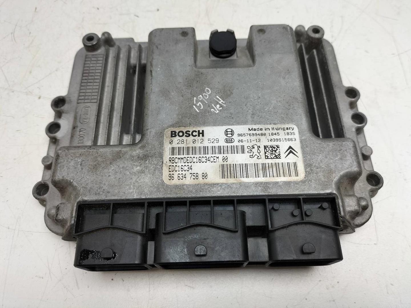 MASERATI 207 1 generation (2006-2009) Motorkontrolenhed ECU 9663475880, 0281012529 19218117