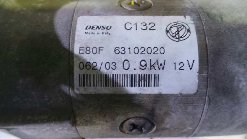 FIAT Punto 3 generation (2005-2020) Starteris 63102020, DENSO 19137922