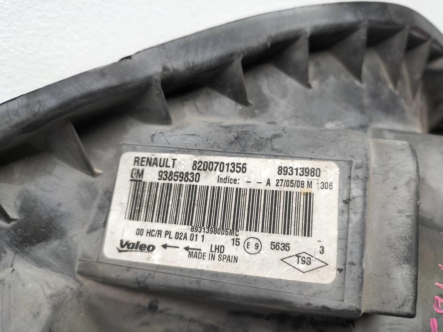 NISSAN Primastar 1 generation (2002-2014) Far dreapta față 8200701356, 93859830, VALEO 19202012