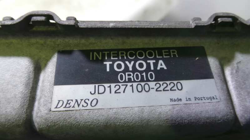 TOYOTA Avensis 2 generation (2002-2009) Interkūlerio radiatorius JD1271002220, JD127100-2220, DENSO 19121273
