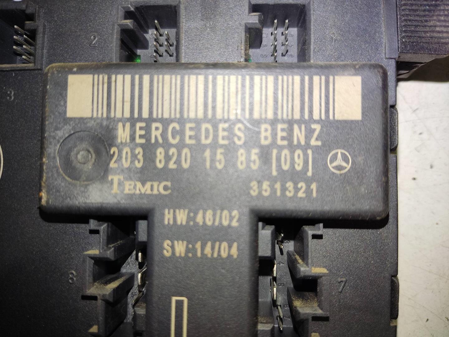 MERCEDES-BENZ C-Class W203/S203/CL203 (2000-2008) Другие блоки управления 2038201585, TEMIC 19168026