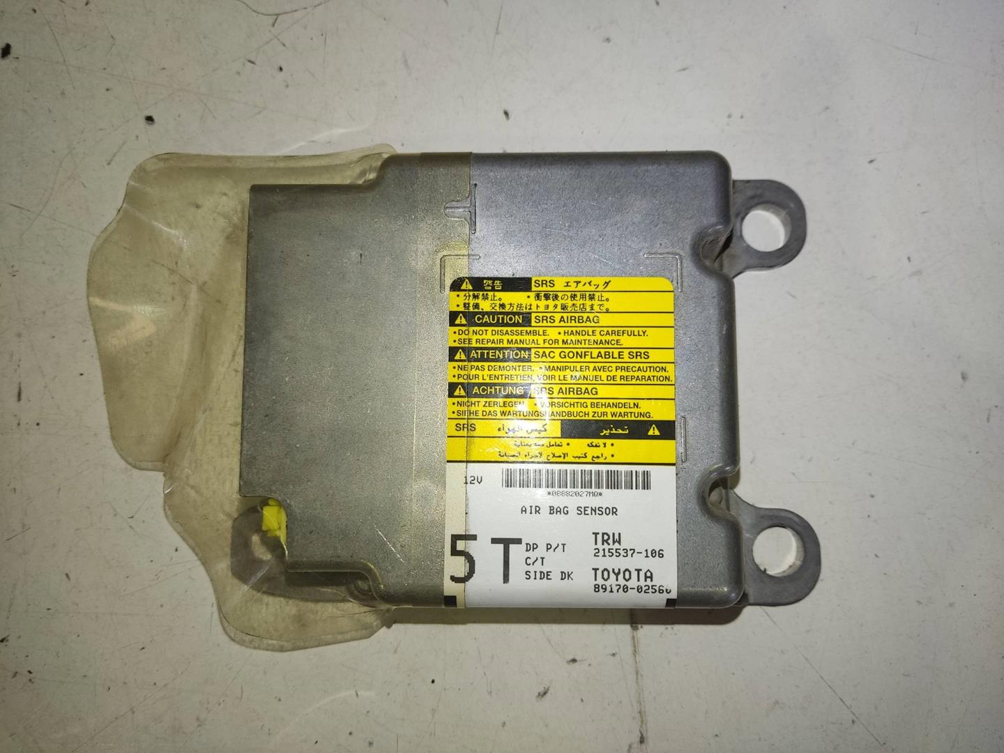 TOYOTA Auris 2 generation (2012-2015) SRS Control Unit 8917002560,215537106,TRW 19164904