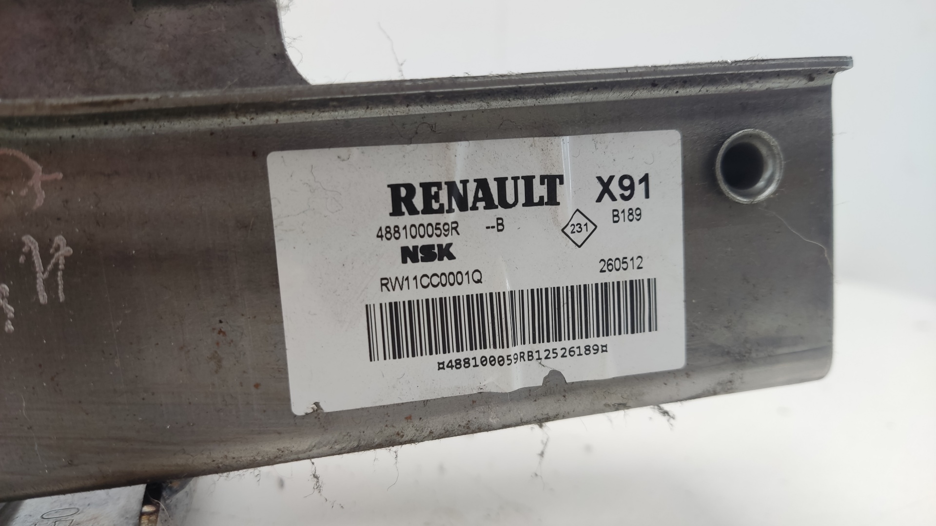 RENAULT Laguna 3 generation (2007-2015) Рулевой механизм 488100059R 24581877