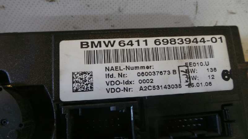 BMW 1 Series E81/E82/E87/E88 (2004-2013) Klimata kontroles modulis 64116983944, 6411698394401, 64116983944-01 19125438