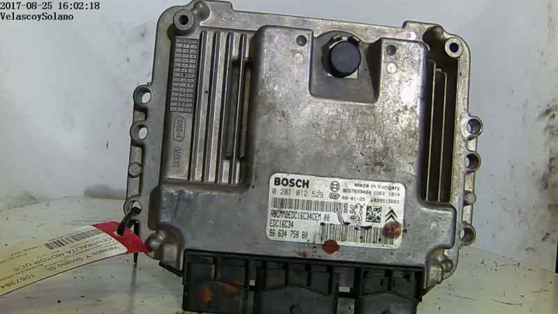 MASERATI 207 1 generation (2006-2009) Motorkontrolenhed ECU 9663475880, 0281012529, 9663475880 19051287