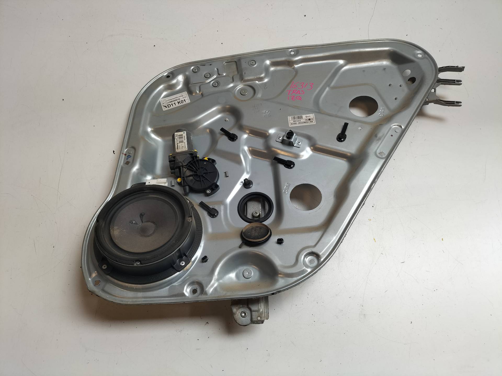 HYUNDAI Santa Fe CM (2006-2013) Vasemman takaoven ikkunannostin 834802B020WKS4 23830770