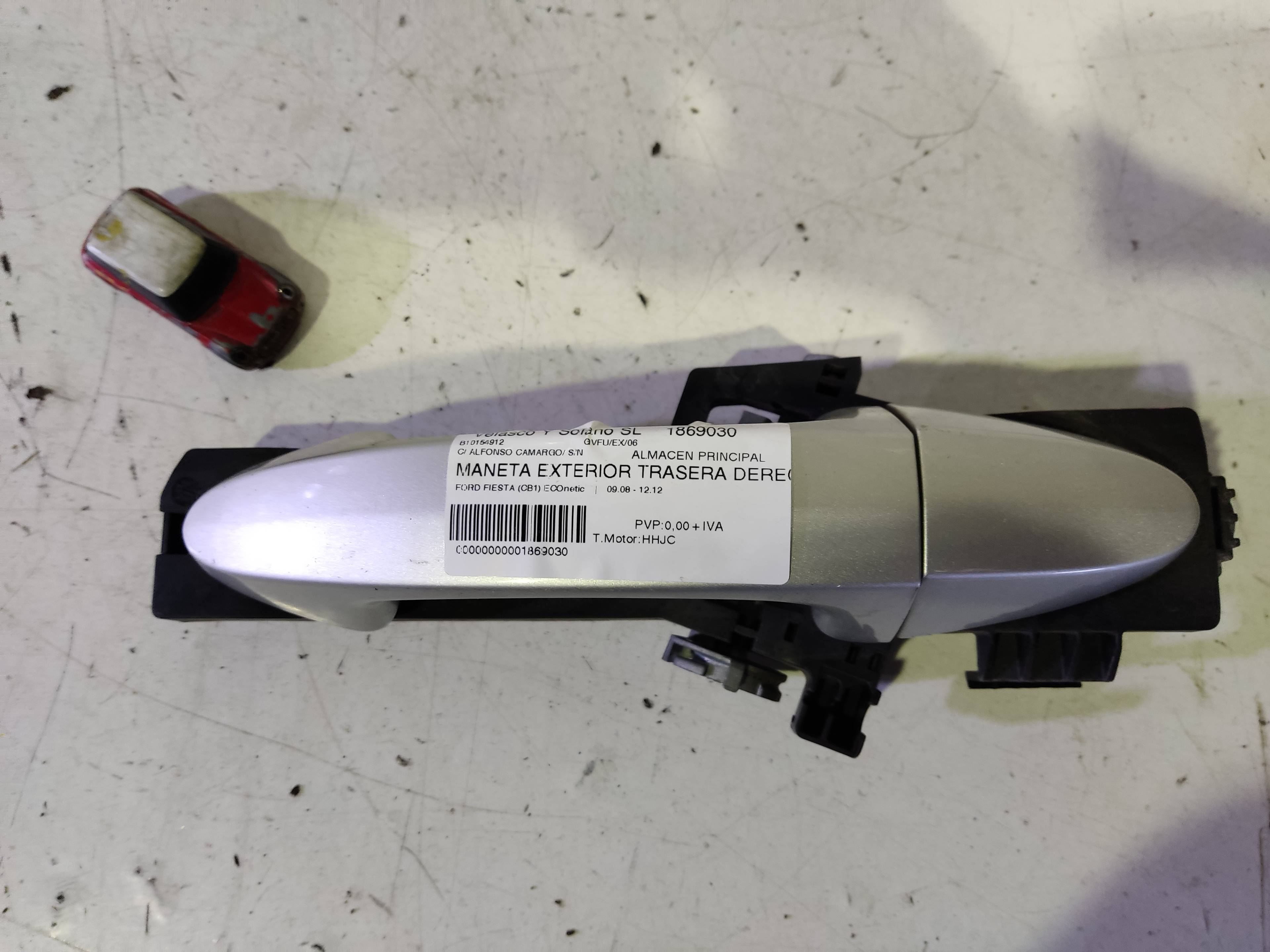 KIA Fiesta 5 generation (2001-2010) Rear right door outer handle 8A61A224A36 19153749