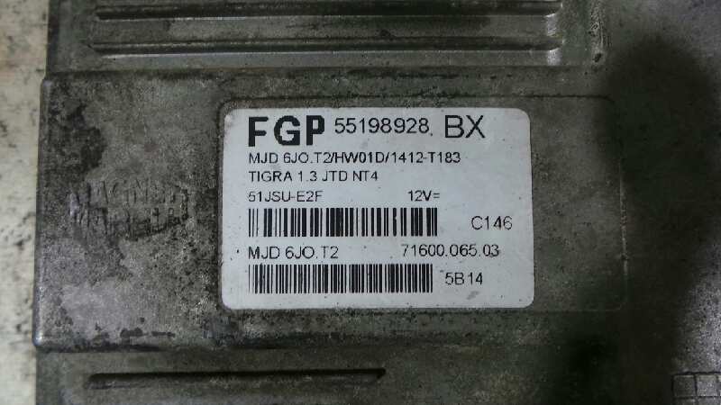 HYUNDAI Tigra 2 generation (2004-2009) Engine Control Unit ECU 55198928,55198928BX 18877817