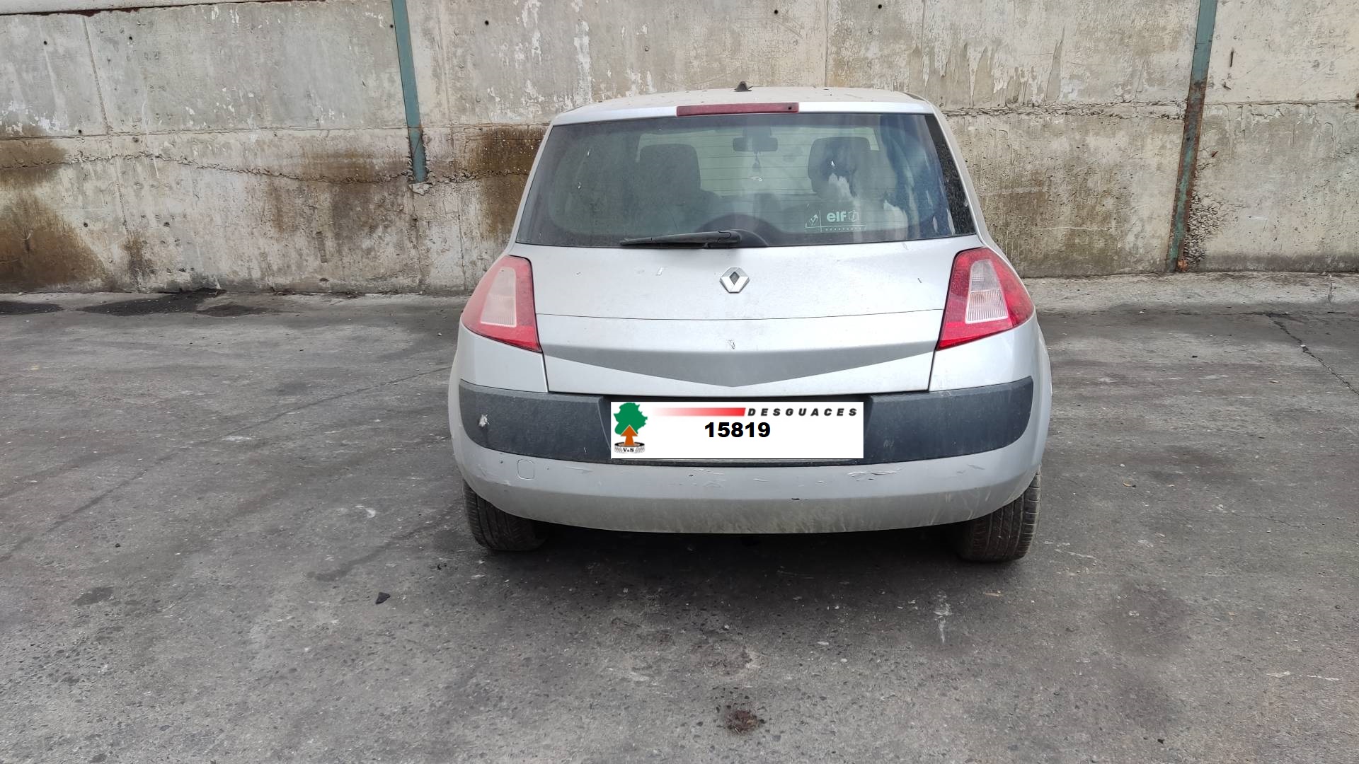 RENAULT Megane 2 generation (2002-2012) Priekšējais labais miglas lukturis 89210094, 89210094, VALEO 19027970