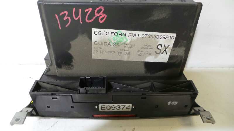 ALFA ROMEO 147 2 generation (2004-2010) Climate  Control Unit 07353309240,52492078,0000191663 19093123