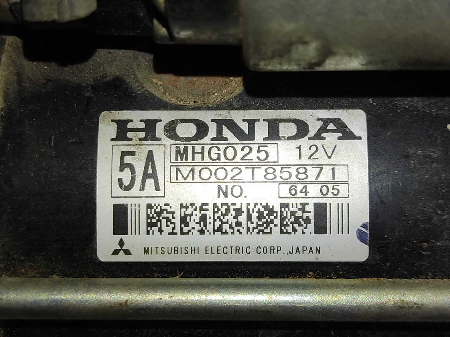 HONDA Civic 8 generation (2005-2012) Startmotor MHG025 19176608