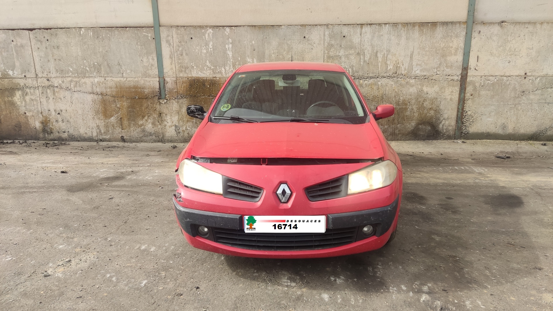 RENAULT Megane 2 generation (2002-2012) Лівий передній протитуманний фар 89210094,89210094,64211 24584398