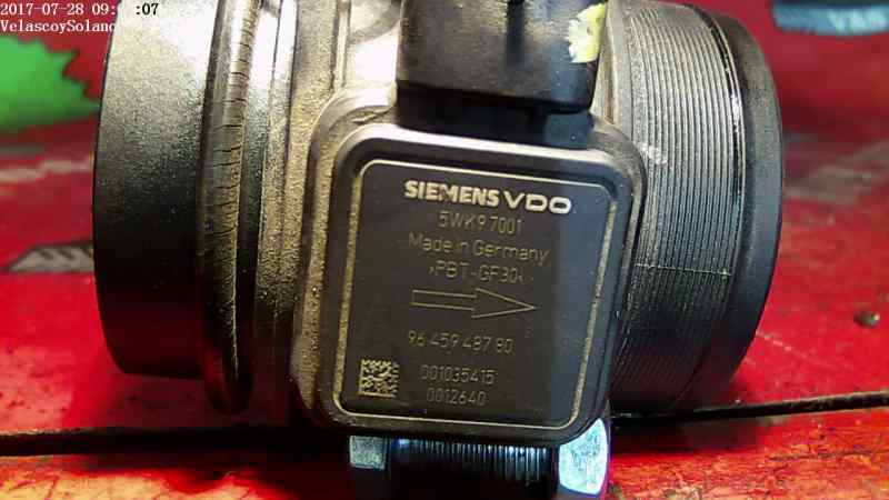 MERCEDES-BENZ 607 1 generation (2000-2008) Mass Air Flow Sensor MAF 9645948780,5WK97001,SIEMENSVDO 19050158