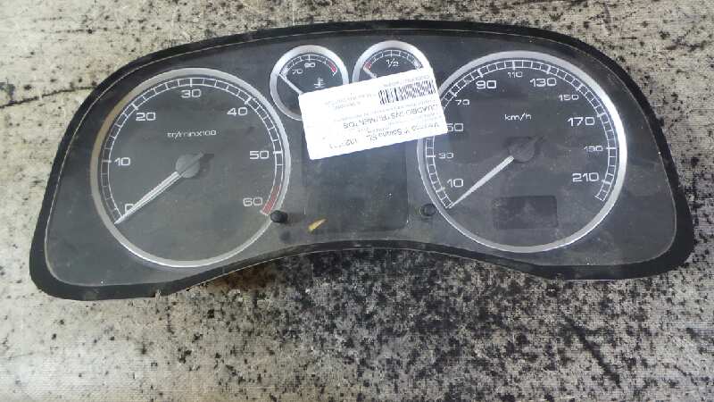 PEUGEOT 307 1 generation (2001-2008) Speedometer P9655476580, 9655476580, 9655476580 18903185