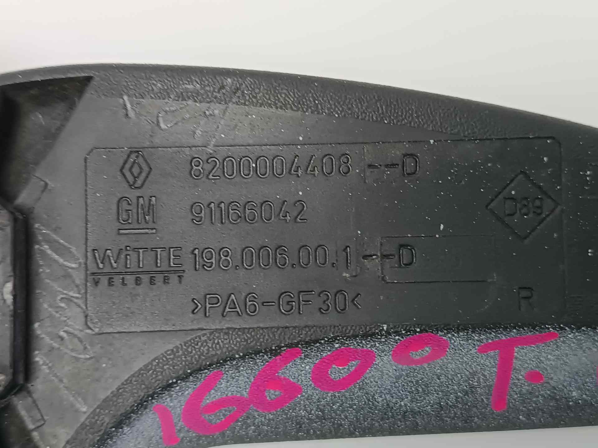 NISSAN Primastar 1 generation (2002-2014) Other Interior Parts 8200004408, 8200004408, 91166042 24583604