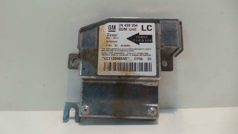 RENAULT Corsa C (2000-2006) SRS Control Unit 24439954, 327963935, 1232258 18976732