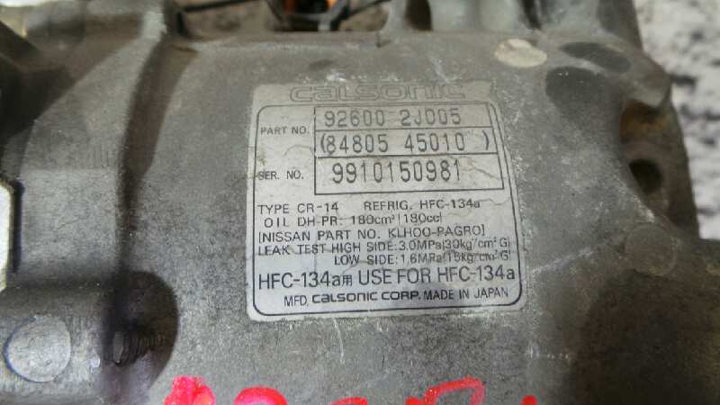 NISSAN Primera P11 (1996-2002) Hасос кондиционера 9910150981,8480545010 18901774