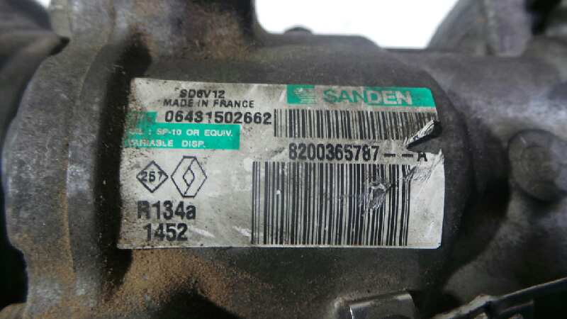 CHEVROLET Clio 2 generation (1998-2013) Hасос кондиционера 8200365787A,1452,SANDENSD6V12 19036220