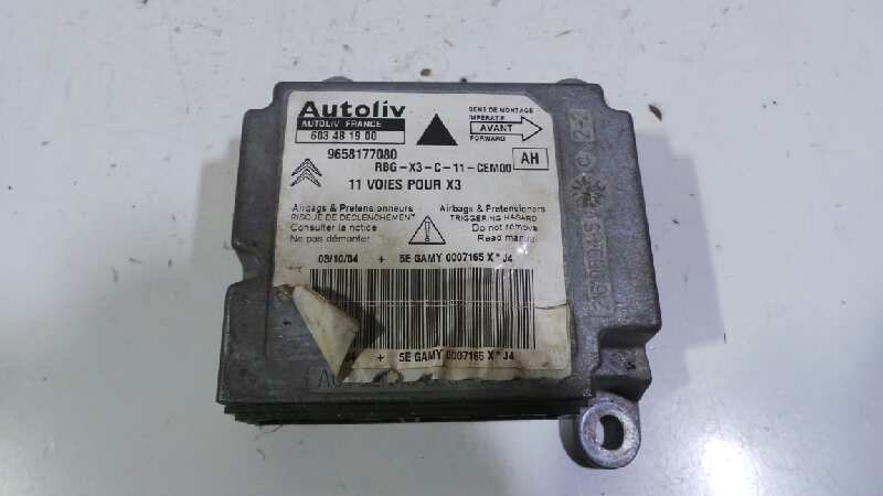 CHEVROLET C5 1 generation (2001-2008) Unitate de control SRS 9658177080, 603481900, AUTOLIV 18975389