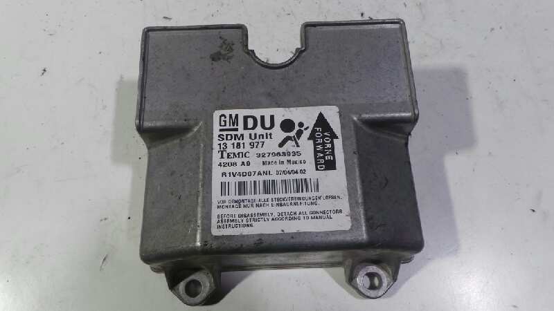 OPEL Astra J (2009-2020) SRS Control Unit 13181977, 13181977, 327963935 19080834