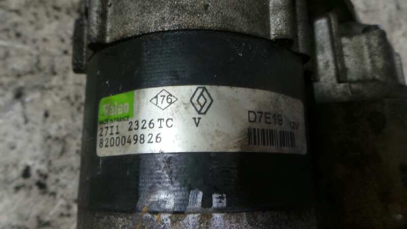 AUDI Clio 2 generation (1998-2013) Starter Motor 8200049826,27I12326TCV 18884258