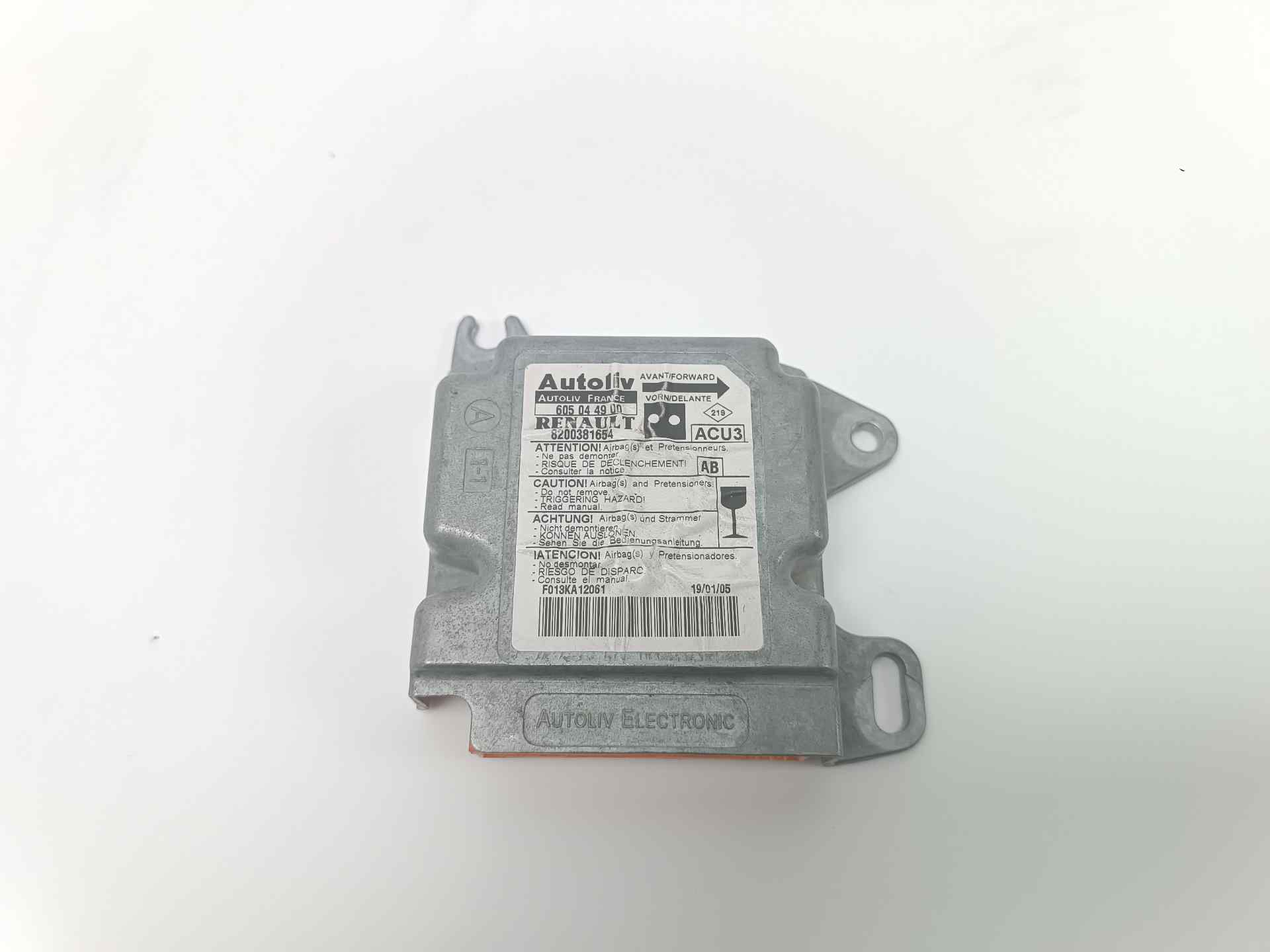 MERCEDES-BENZ Kangoo 1 generation (1998-2009) SRS Control Unit 8200381654, 8200381654 24583678